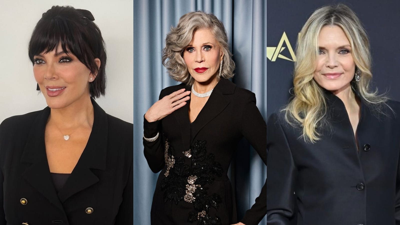 *Kris Jenner, Jane Fonda e Michelle Pfeiffer mostram que é possível envelhecer bonita: veja como o colágeno ajuda na pele após os 60*